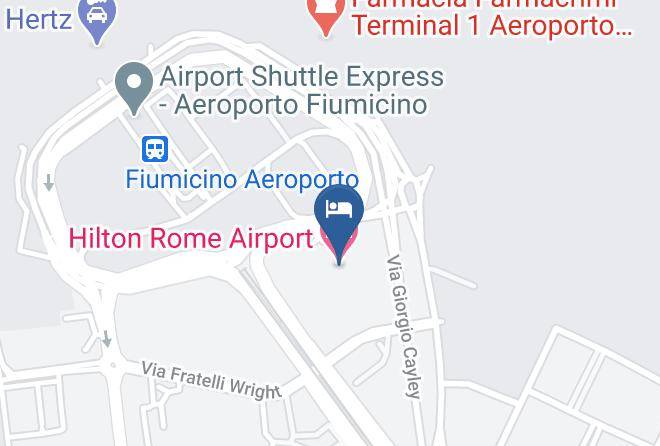 Hilton Rome Airport Map
