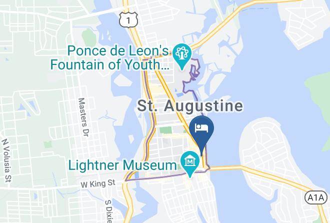 St Johns - Hilton St Augustine Historic Bayfront Maps