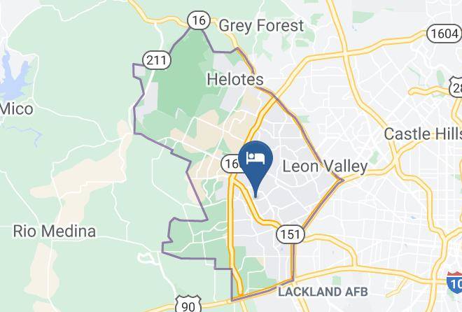 Bexar - Hilton San Antonio Hill Country Maps