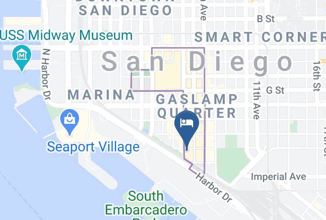 San Diego - Hilton San Diego Gaslamp Quarter Maps