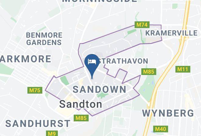 City Of Johannesburg - Hilton Sandton Maps