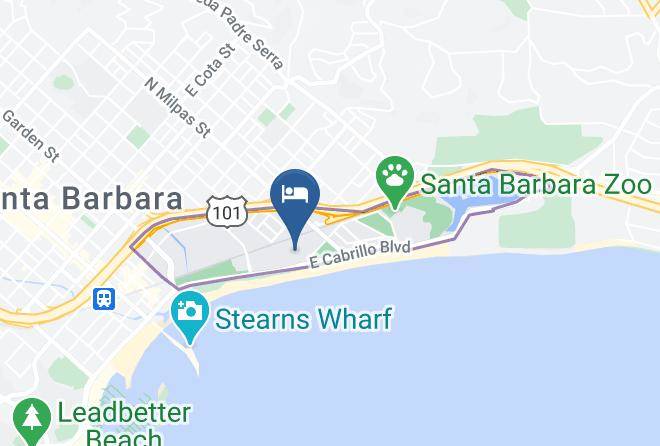 Santa Barbara - Hilton Santa Barbara Beachfront Resort Maps