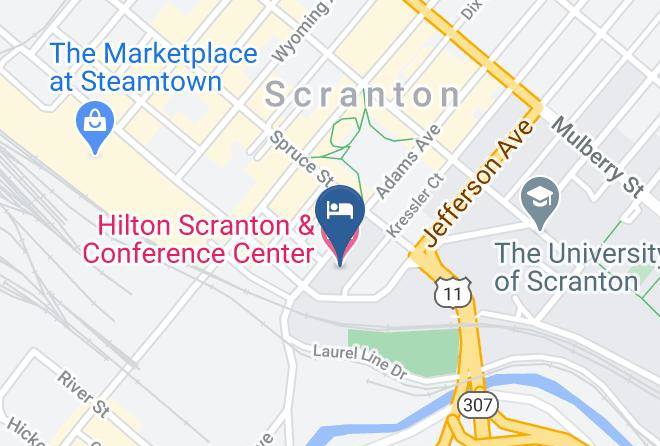 Lackawanna - Hilton Scranton & Conference Center Maps