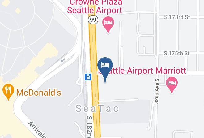 King - Hilton Seattle Airport & Conference Center Maps