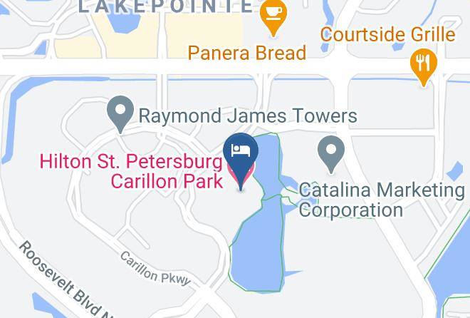 Pinellas - Hilton St Petersburg Carillon Park Maps