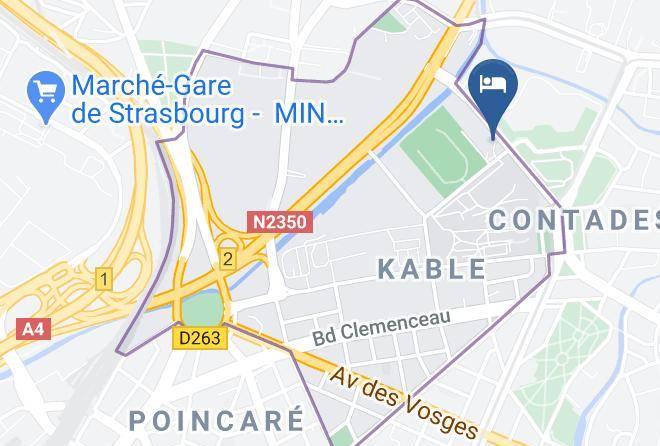 Bas Rhin - Hilton Strasbourg Maps