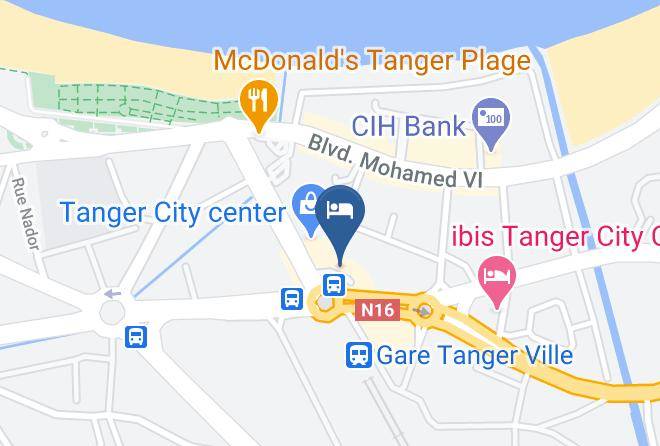 Tangiers - Hilton Tanger City Center Hotel & Residences Maps