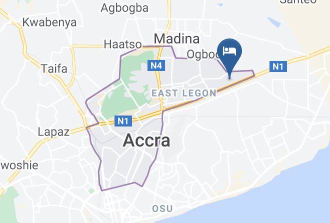 Accra - Hilton View Hotel East Legon Maps