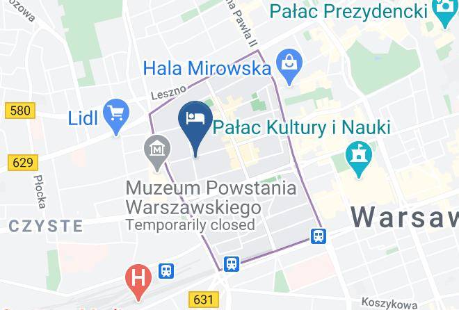 Warsaw - Hilton Warsaw City Maps
