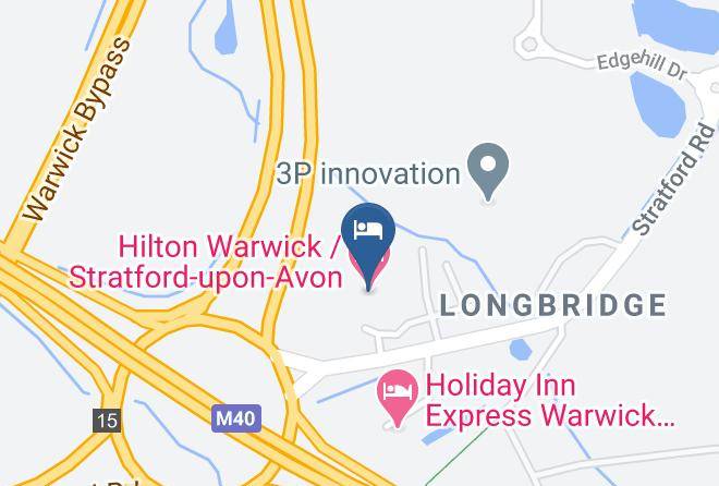 Hilton Warwick Stratford Upon Avon Map