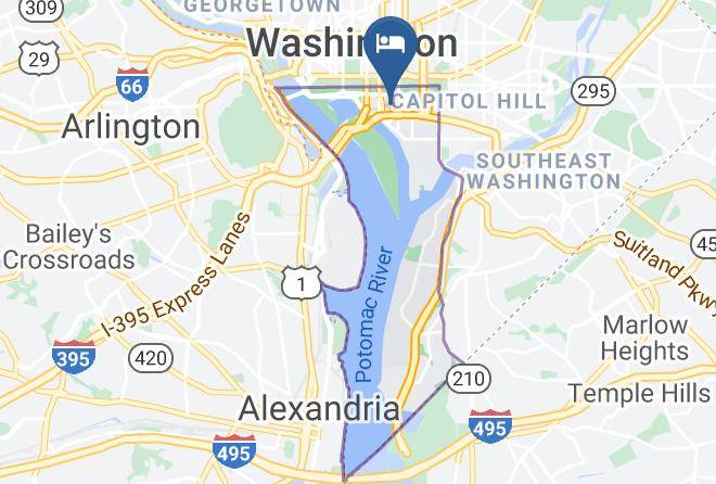 City Of Washington - Hilton Washington DC National Mall The Wharf Maps
