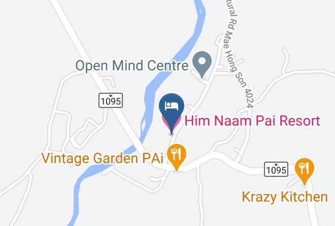 Amphoe Pai - Him Naam Pai Resort Maps