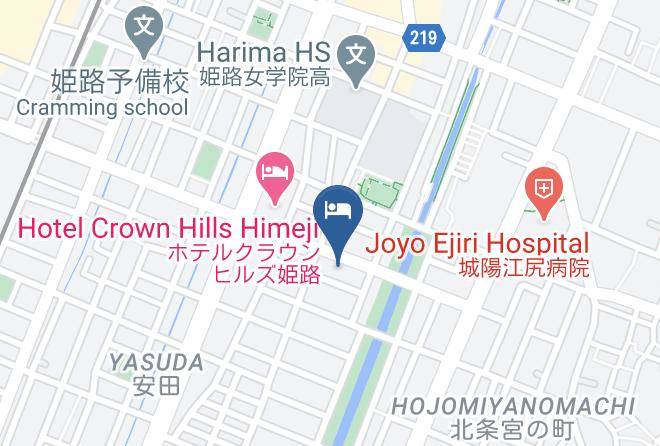 Himeji City - Himeji Castle Grandvrio Hotel Maps