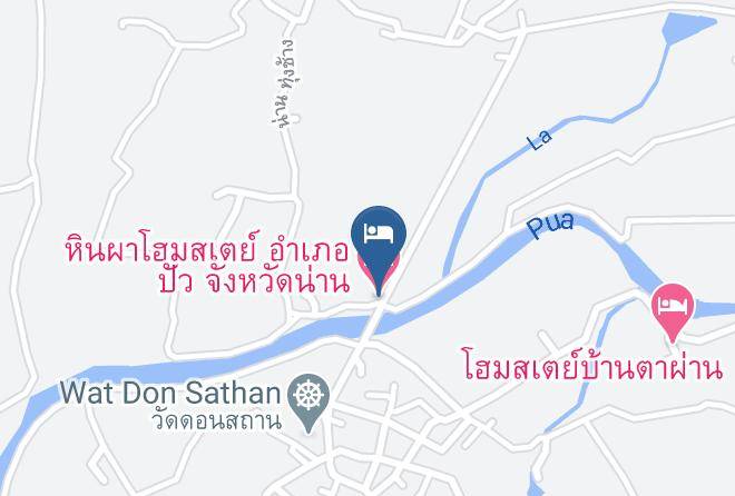 Amphoe Pua - Hin Pha Homestay Pua District Nan Province Maps