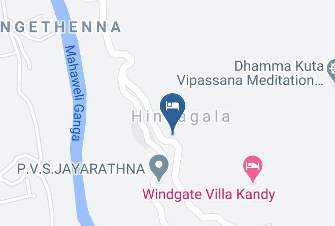 Kandy - Hindagala Rest Maps