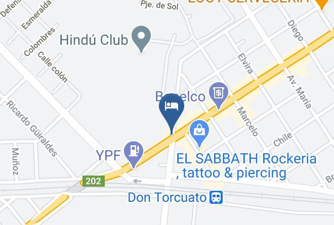 Don Torcuato Oeste - Hindu Club Consorcio Maps