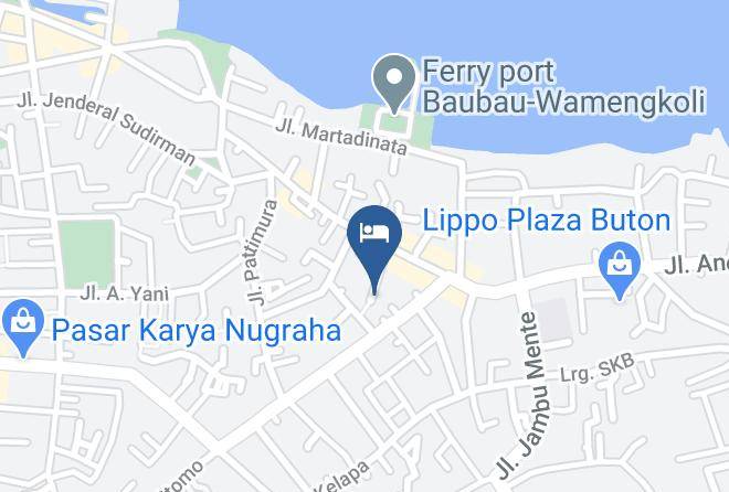 Kota Baubau - Hing Amimah Hotel Maps