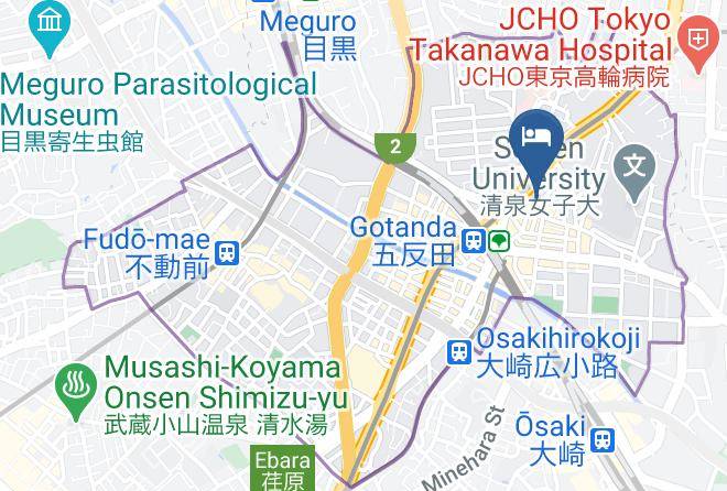 Shinagawa Ward - Hinode Hotel Maps