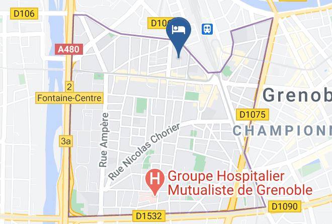 Isere - Hipark By Adagio Grenoble Maps