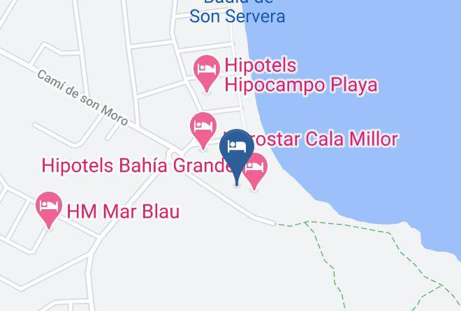 Baleares - Hipotels Bahia Cala Millor Maps