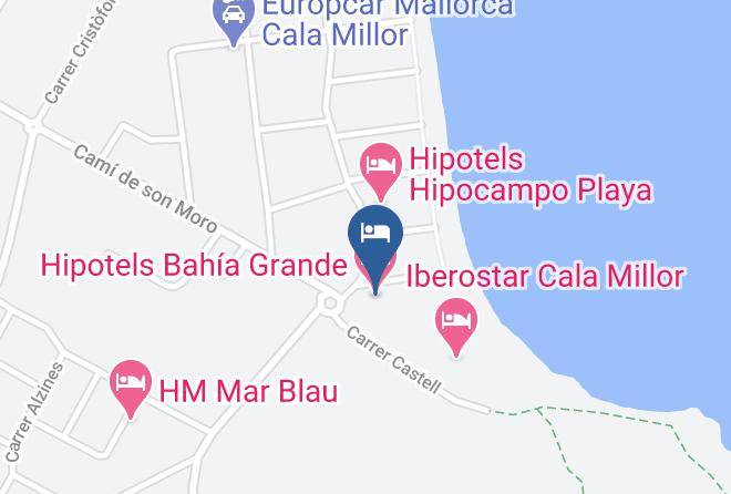 Baleares - Hipotels Bahia Grande Maps