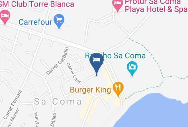 Baleares - Hipotels Coma Gran Maps