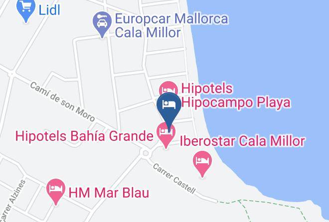 Baleares - Hipotels Dunas Cala Millor Maps