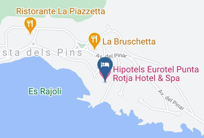 Hipotels Eurotel Punta Rotja Hotel & Spa Map