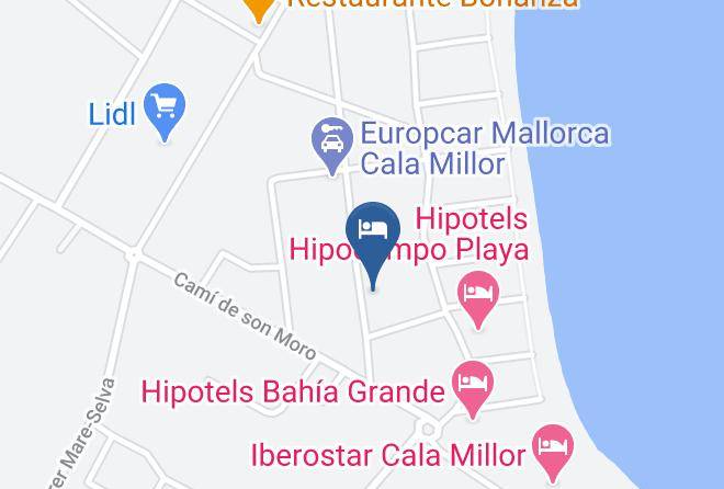 Baleares - Hipotels Hipocampo Palace Maps
