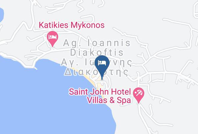 Mykonos - Hippie Chic Hotel Maps