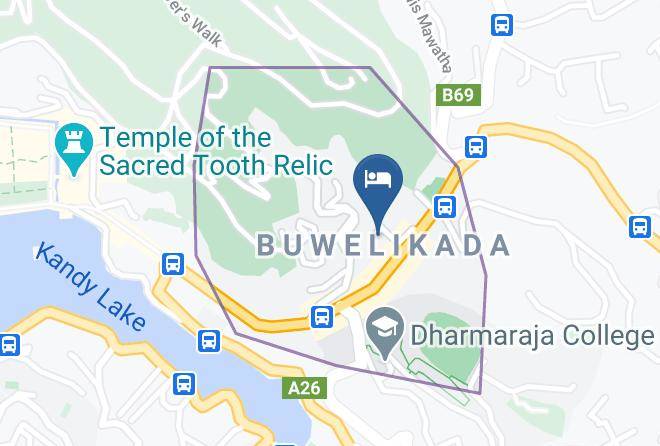 Kandy - Hipsters Hideout Lounge Maps