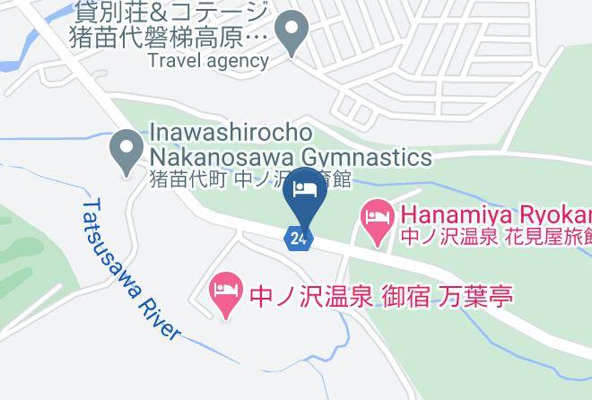 Inawashiro Townyama District - Hirasawaya Maps