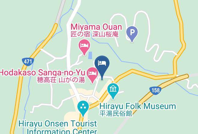 Takayama City - Hirayu Prince Hotel Maps