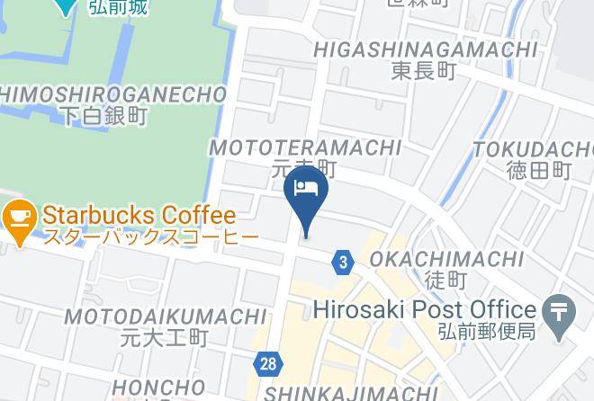 Hirosaki City - Hirosaki Grand Hotel Maps