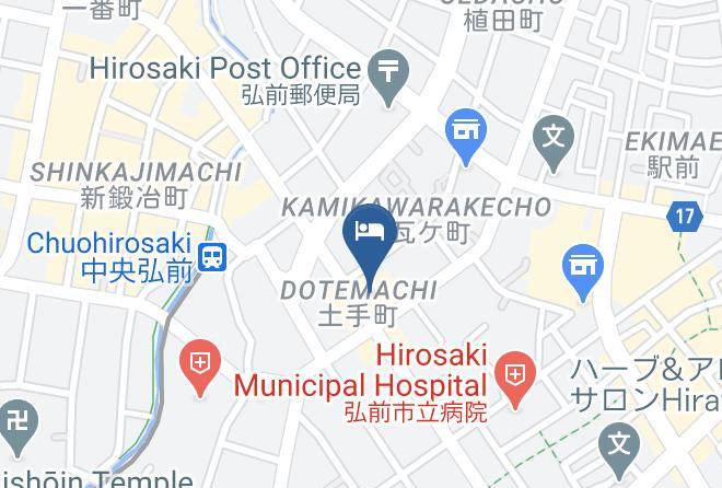 Hirosaki City - Hirosaki Park Hotel Maps