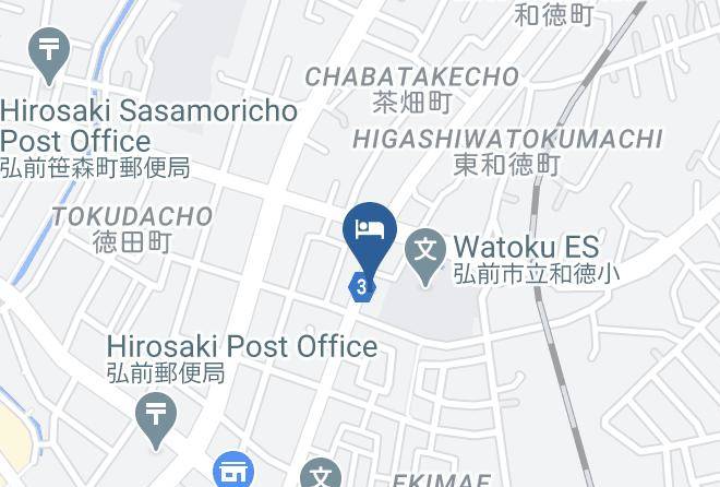 Hirosaki City - Hirosaki Plaza Hotel Maps