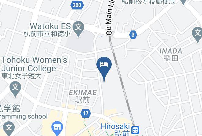 Hirosaki City - Hirosaki Prince Hotel Maps
