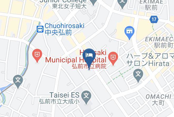 Hirosaki City - Hirosaki Toei Hotel Maps