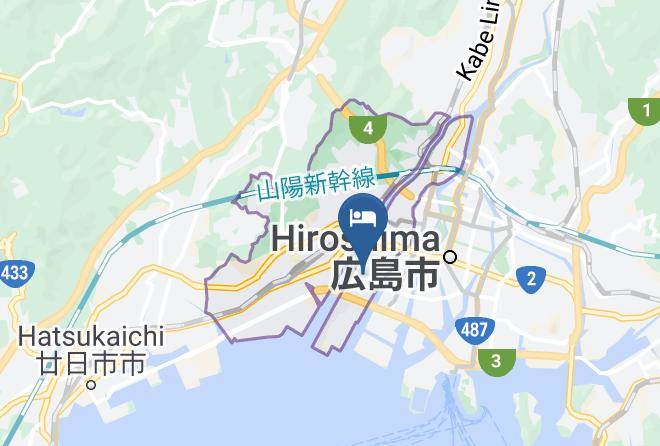 Hiroshima City Nishi Ward - Hiroshima Diamond Hotel Maps