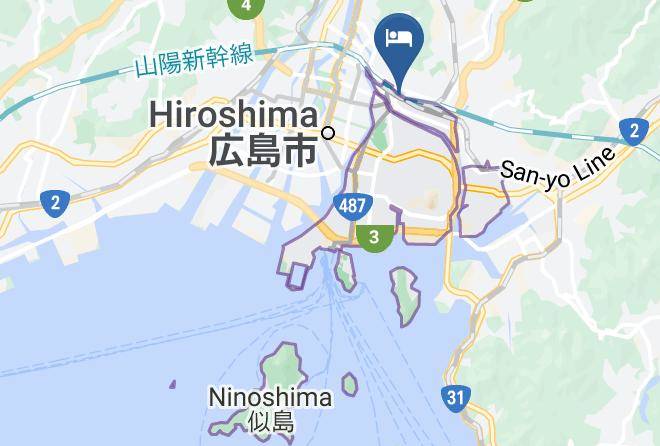 Hiroshima City Minami Ward - Hiroshima Intelligent Hotel Main Building Maps