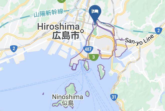 Hiroshima City Minami Ward - Hiroshima Park City Hotel Maps