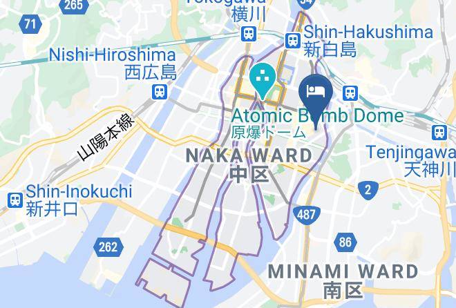 Hiroshima City Naka Ward - Hiroshima Town Hotel Maps