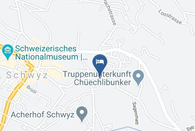 Schwyz - Hirschen Backpacker Hotel & Pub Maps