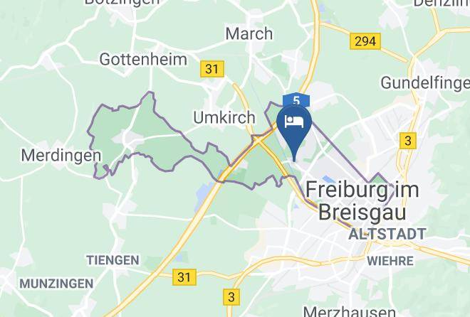 Freiburg - Hotel Hirschengarten Maps