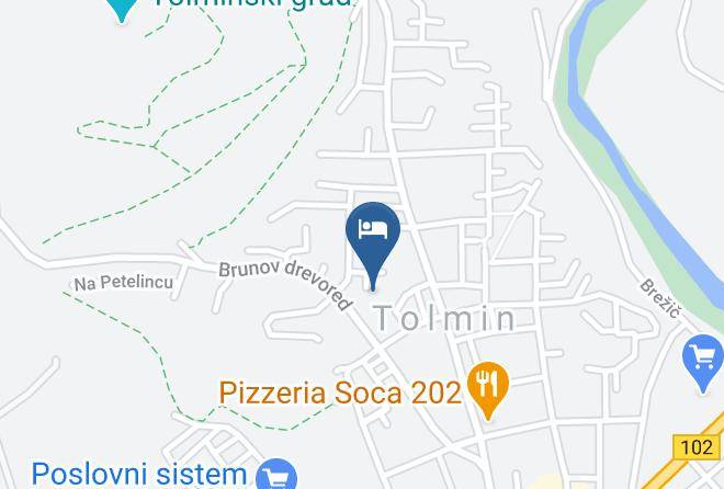 Tolmin - Hisa Pri Anici Maps
