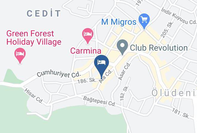 Fethiye - Hisar Aqua Hotel Maps