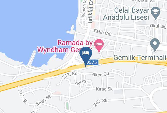 Gemlik - Hisar Otel Gemlik Maps