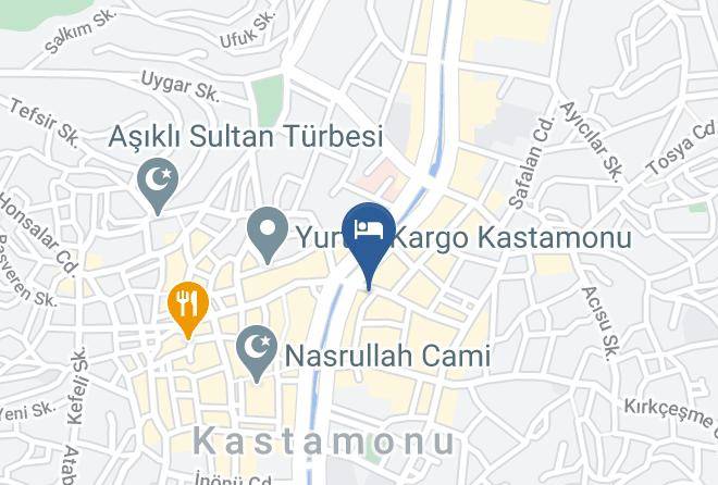 Kastamonu Cebrail - Kastamonu Hisar Otel Maps