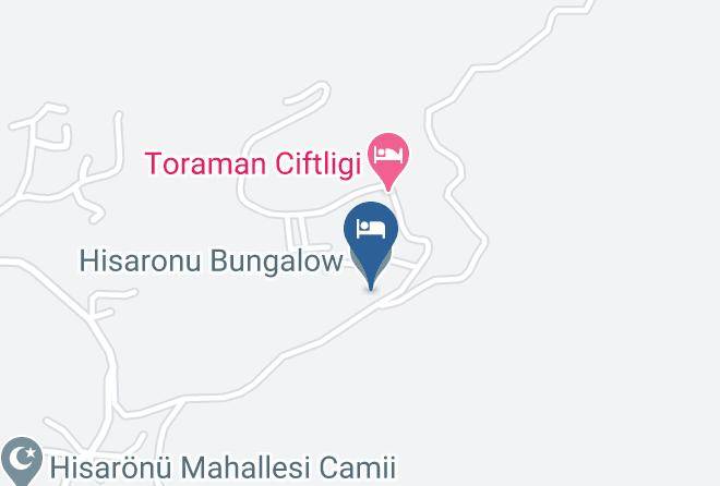 Mugla - Hisaronu Bungalow Maps