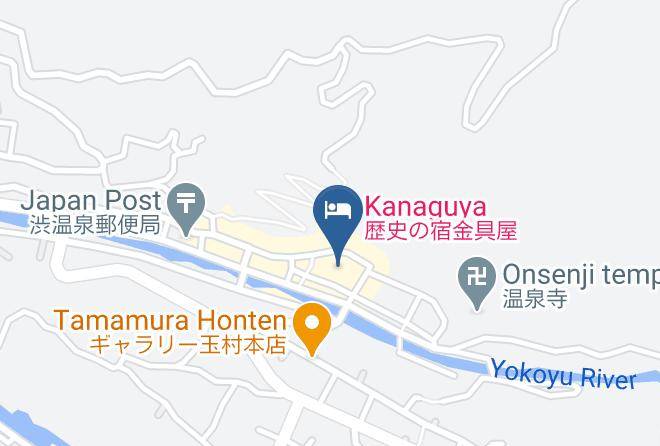 Yamanouchi Townshimotakai District - Hishiya Torazo Ryokan Maps